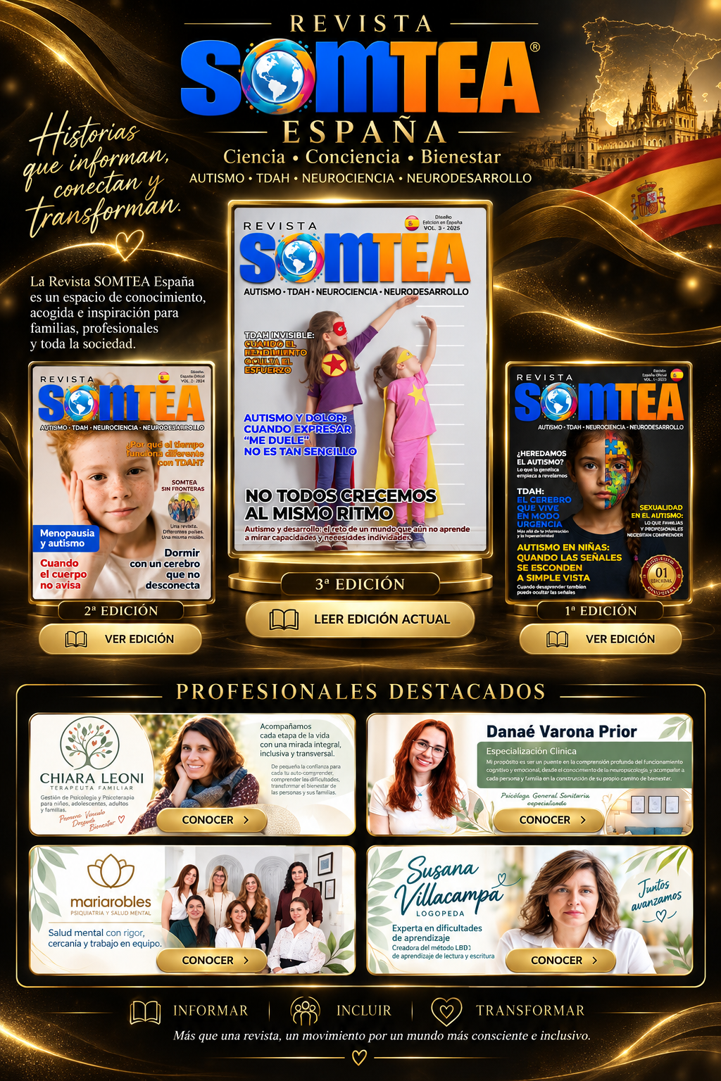 Revista SOMTEA España - Ediciones y profesionales destacados